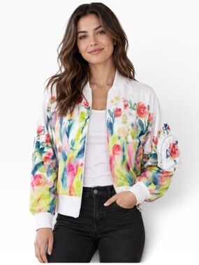 NIKE Sportswear Artist Collection Bomber Jacket Sail White Size L NEW